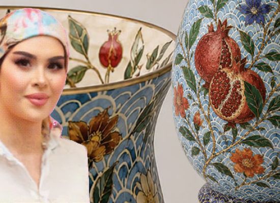 Collage on Pottery