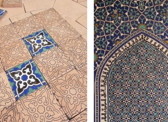 Islamic Tile Workshop (Cuerda Seca Technique)