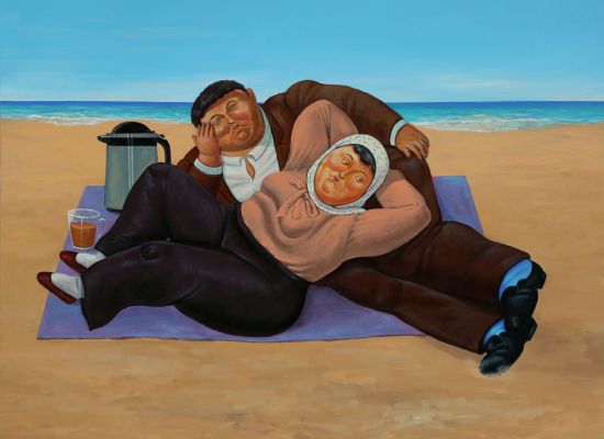 THE OUTING Acrylic On Canvas, 102x127cm, 2019