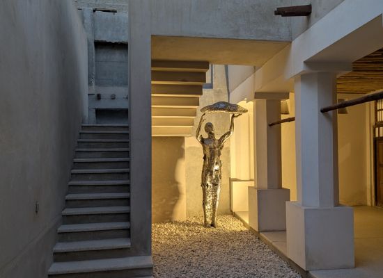 JAMAL ALYOUSIF - Dreamer, 2.75m Height, 1.06m width, 0.8m depth, Stainless Steel, 2019