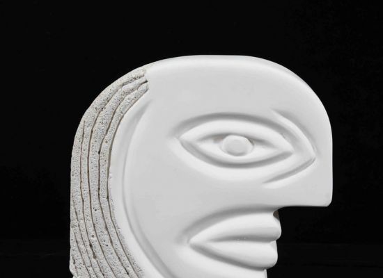 Aysha-Hafuz,-Mural-Faces,-Stone,-43x22x9cm,-2019