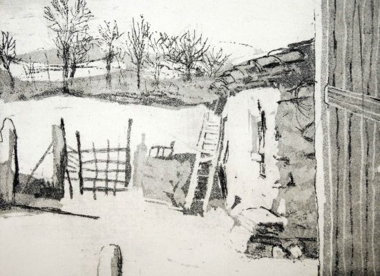 Cancello(The-Gate),15x20cm,1965,etching,aquatint-2-of-6
