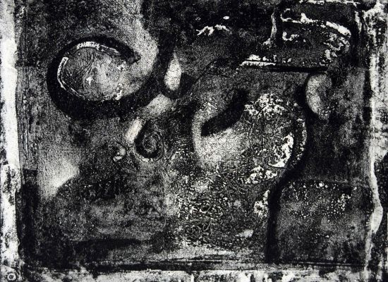 Composition-with-Arabic-Calligraphy,49.5x57cm,1996,etching,aquatint,scraping,-(6)