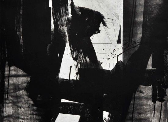 Dirge,1986,-21_25,100x75.5-cm,etching,sugarlift,spitbiting,aquatint#DB8B