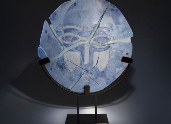 Untitled, Glass and Stainless steel, 34x34x10cm, 2024
