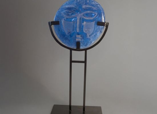 Untitled - 42x17cm Glass and stainless steel 2024