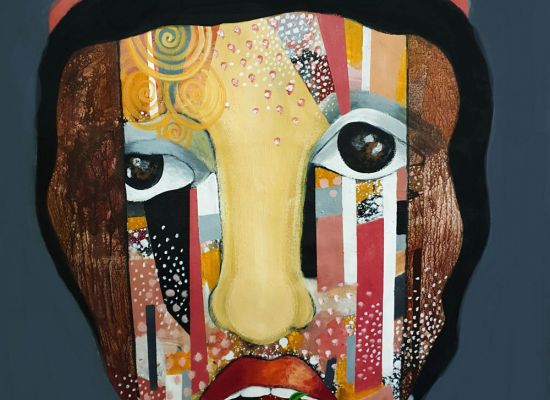 Hilda-Hiary,-Sarah,-Acrylic-on-canvas,-100x100cm,-2019