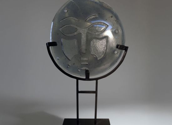 JAMAL ALYOUSIF - Untitled - 46x26cm Glass and stainless steel 2024