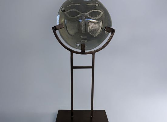 JAMAL ALYOUSIF - Untitled - 43x20cm Glass and stainless steel 2024