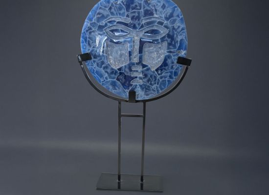 JAMAL ALYOUSIF - Untitled - 55x30cm Glass and stainless steel 2024