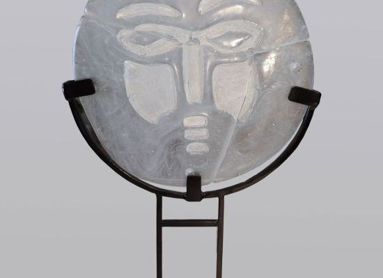 JAMAL ALYOUSIF - Untitled - 52x30cm Glass and stainless steel 2024