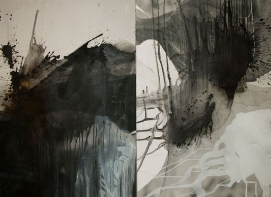 33x200cm, Mixed Media on canvas, 2016