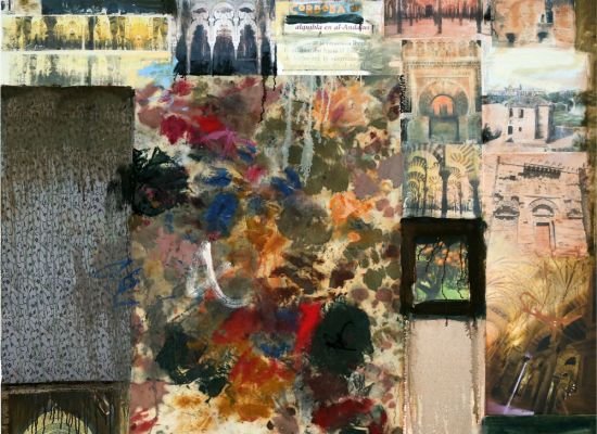 Cordoba, Paris | Oil and collage on canvas | 150x150cm | 2009