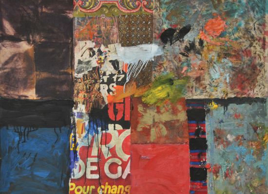 Paulo IV | 102x127cm | Oil & Collage on Canvas