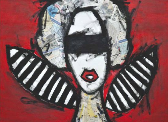Shereen Audi | Mixed Media on Canvas | 120cm x 100cm