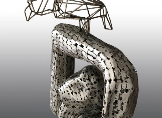 Jamal AlYousif - The_Toy_59x43x30cm_Recycled-Metal_2018_1